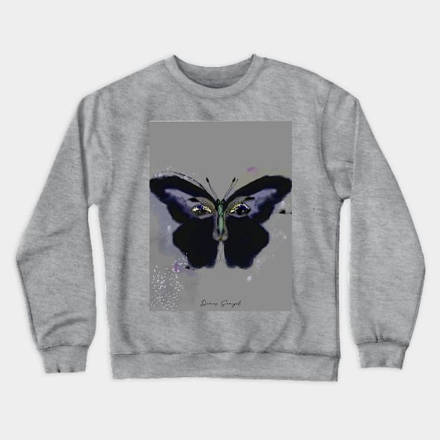 Life of a Butterfly Crewneck Sweatshirt by Colormyline by Denis Senyol